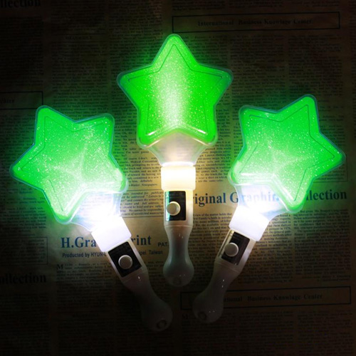 LED 오각별 봉(그린)