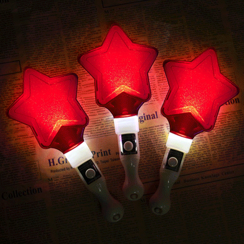 LED 오각별 봉(레드)