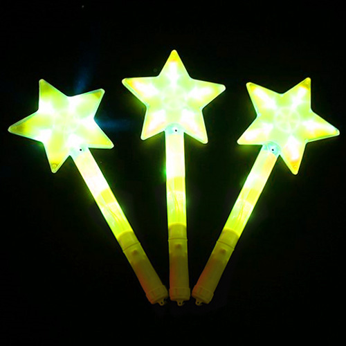 LED 오각별 봉 (옐로우) 대