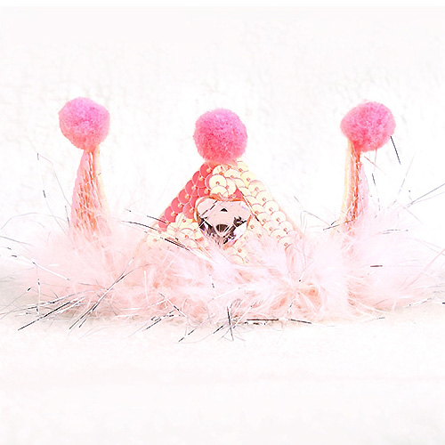 스팡클 왕관머리띠(핑크)(N)