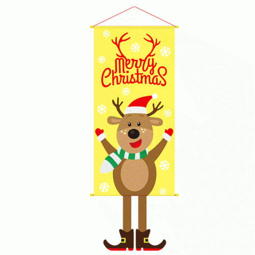 메리크리스마스 캐릭터 배너(루돌프)