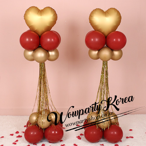 새틴 골드 기둥