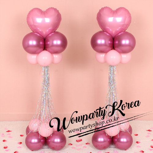 핑크 마카롱 기둥