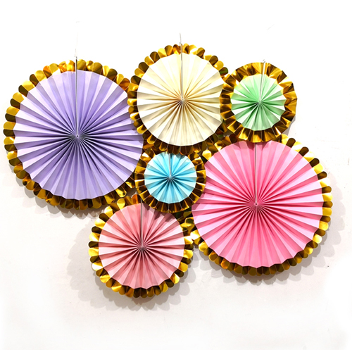 컬러풀 종이가랜드(6pc)