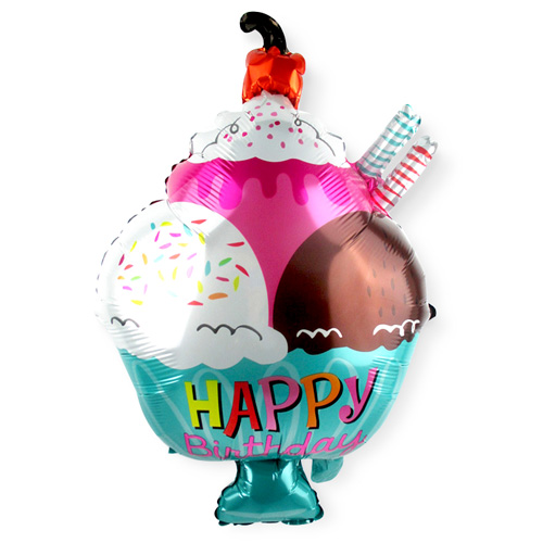 아이스크림 은박풍선