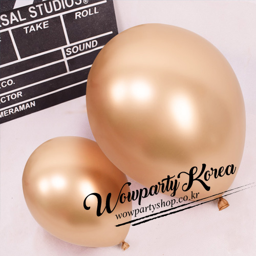 13센티 크롬풍선 금색(Gold) 50개