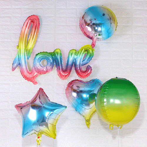 이니셜러브 무지개