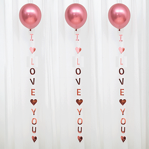 러브 반짝 가랜드(로즈골드)