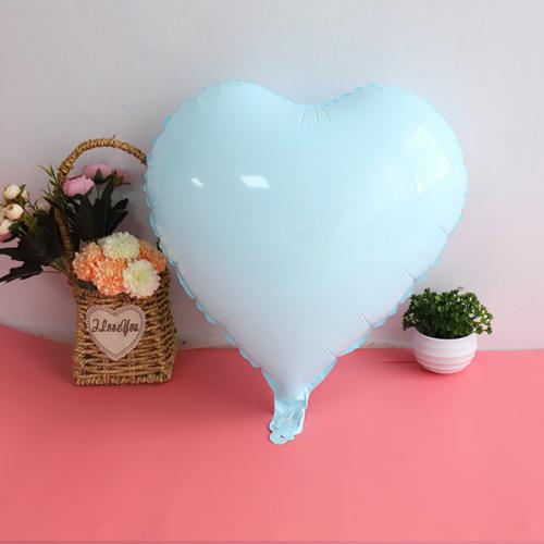 18인치 마카롱 하트(라이트블루) 1개