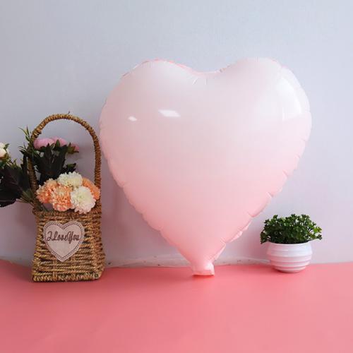 18인치 마카롱 하트(베이비핑크) 1개