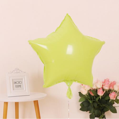 18인치 마카롱 별(라임그린) 1개