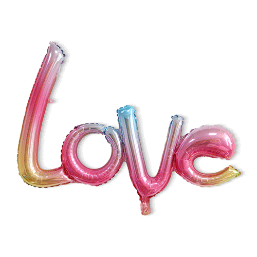 컬러풀 이니셜 love 