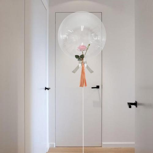 핑크 장미 웨이브풍선