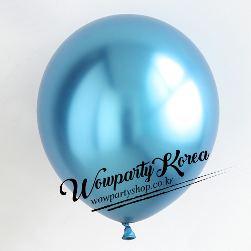 13센티 크롬풍선 블루(blue) 50개