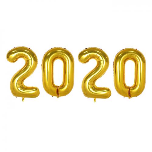 2020 은박풍선 세트(골드)(16인치)