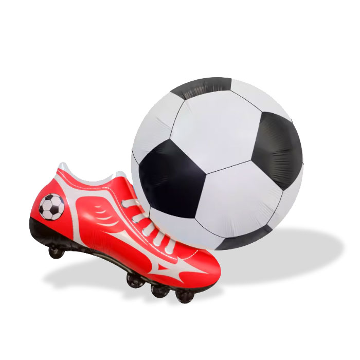 축구공달린 축구화(레드)