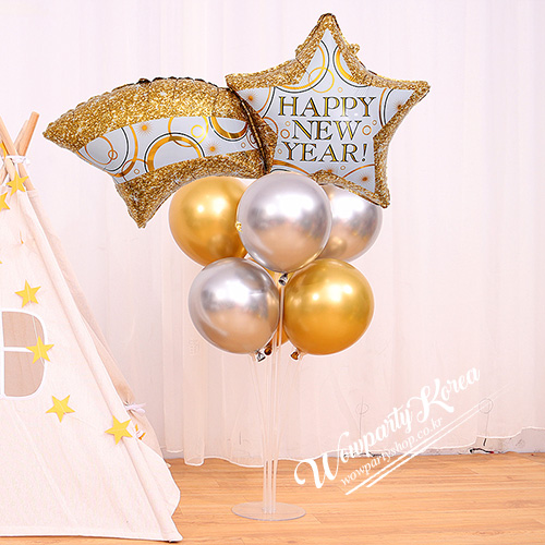 새해 풍선꽂이 크롬 (새해 슈팅스타)