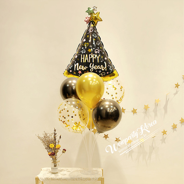 새해 풍선꽂이 (해피뉴이어 고깔)