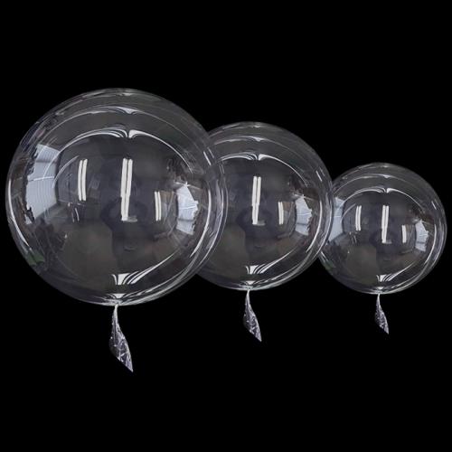 투명웨이브풍선 공예전용 pvc(5인치)1봉지 (50개입)