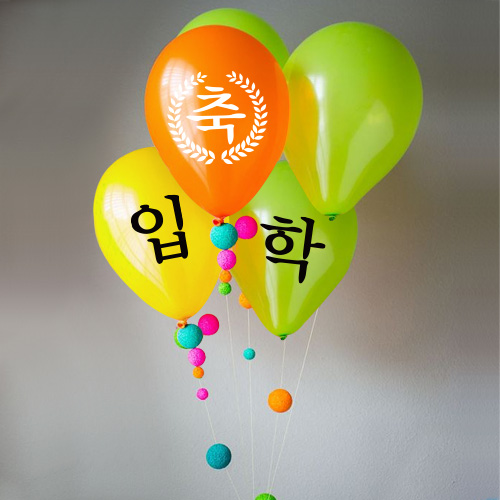 축입학 헬륨세트 택배발송