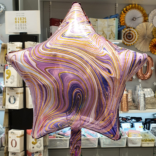 18인치 별 마블(퍼플)1개