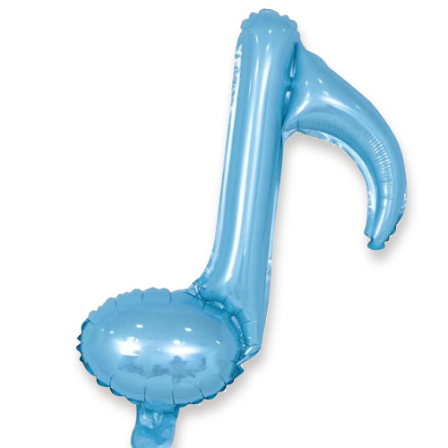 8분음표호일(라이트블루) 풍선장식 은박호일풍선 음악기호