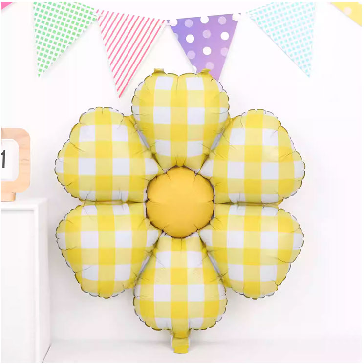 체크 데이지 (옐로우)