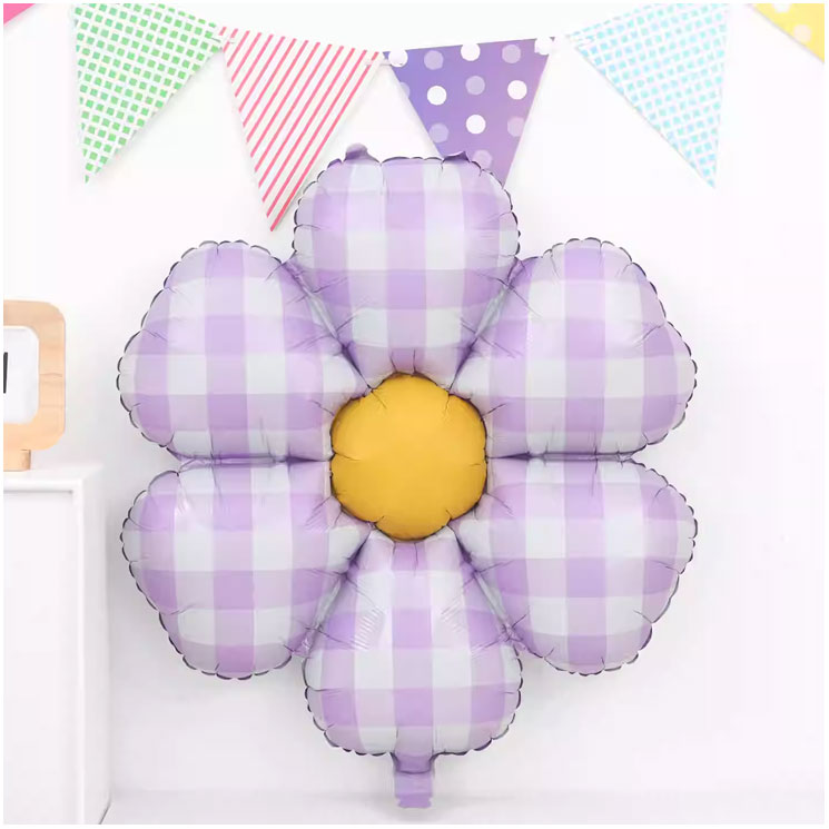 체크 데이지 (퍼플)