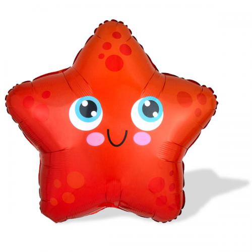 은박헬륨풍선 주니어쉐입 스타피쉬