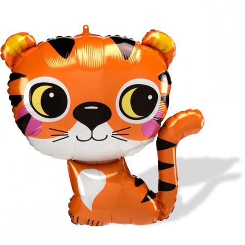 은박헬륨풍선 슈퍼쉐잎 호랑이
