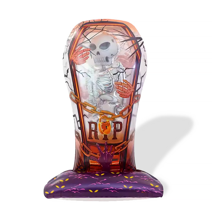 4D 입체 묘비 (해골)