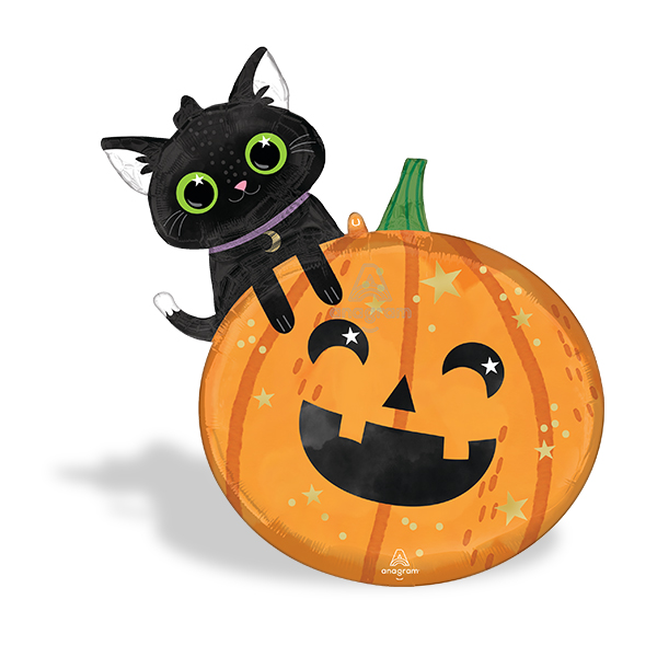 슈퍼쉐입 펌프킨 캣 앤 펌프킨