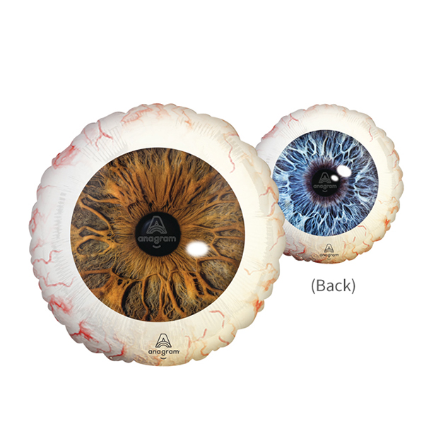 18인치 크리피 브라운 앤 블루 아이볼