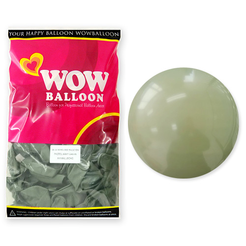 와우벌룬 30센티 아미그린 (50개)