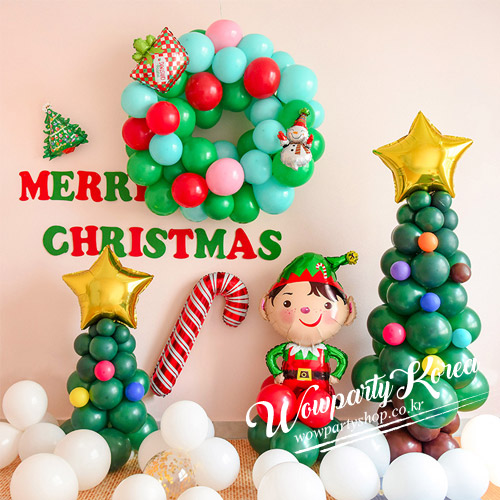 크리스마스 풍선세트