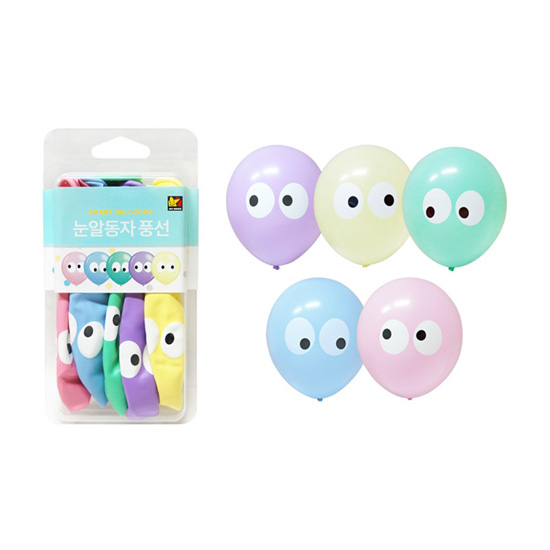 케이스풍선 30.5cm 눈알동자(5입)