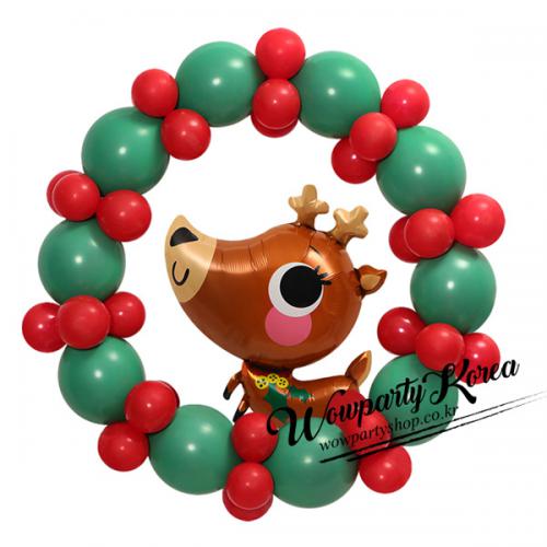 크리스마스 리스(어도러블 레인디어)