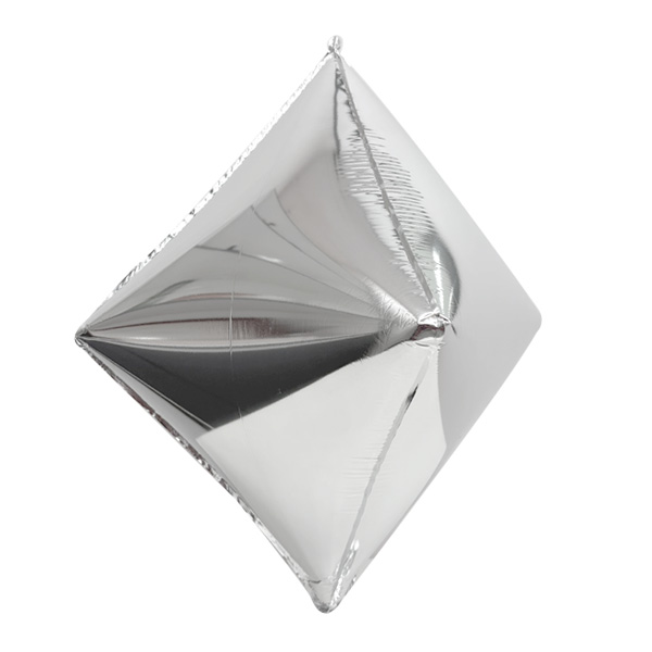 마름모 4D풍선(실버)