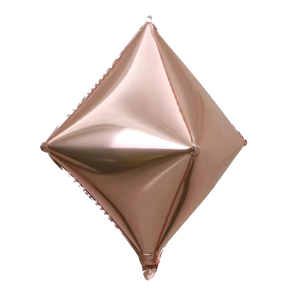 마름모 4D풍선(로즈골드)