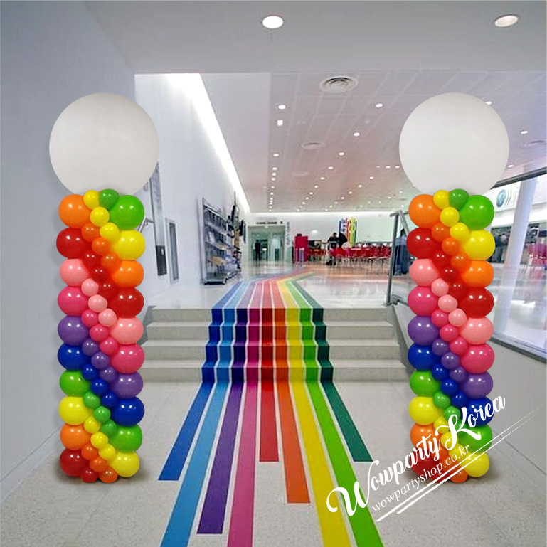 사각 플랫기둥데코