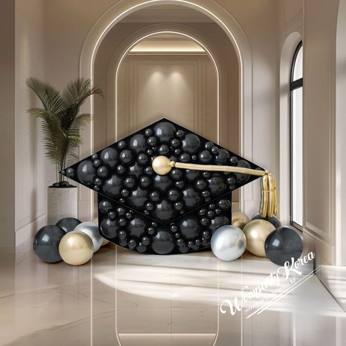 학사모 졸업 풍선 장식