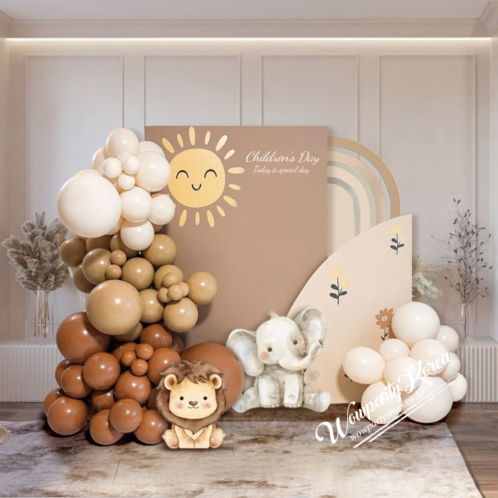 어린이 동물가족 포토존