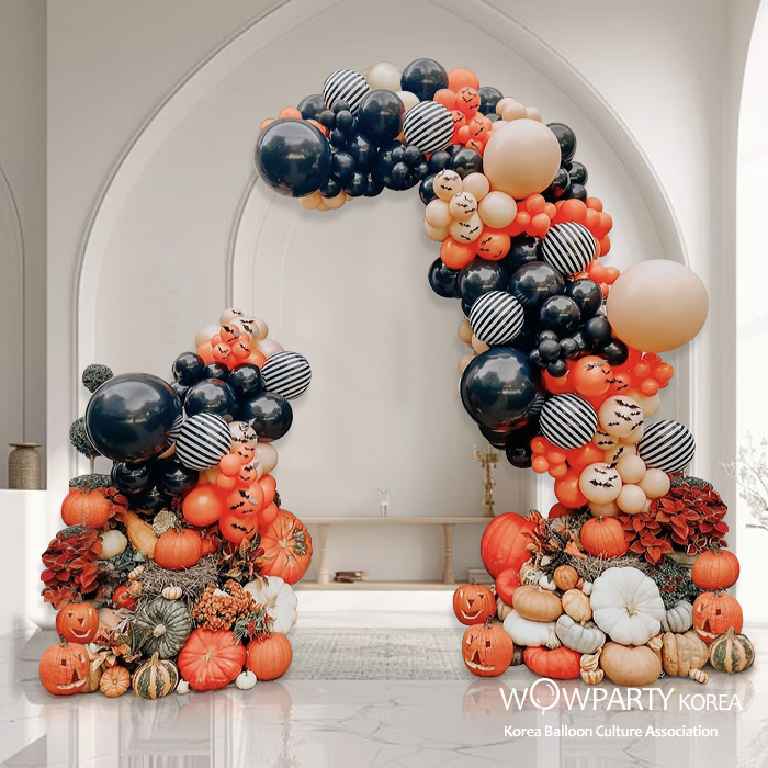 할로윈 호박 오가닉아치