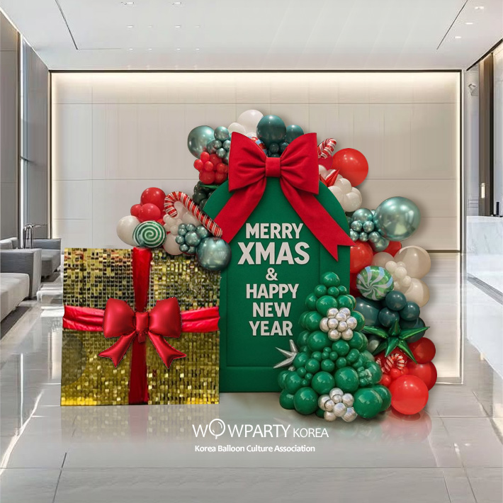 기업 크리스마스 신년 풍선장식