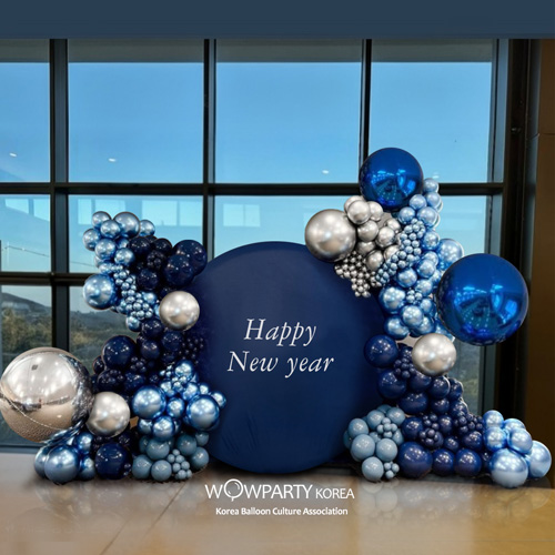 한성자동차 벤츠 신년회 풍선장식