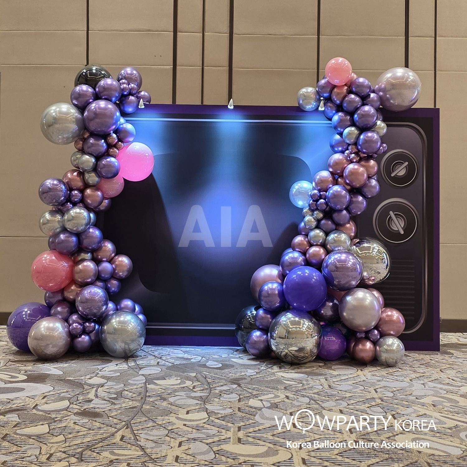 AIA 인스파이어 호텔 포토존