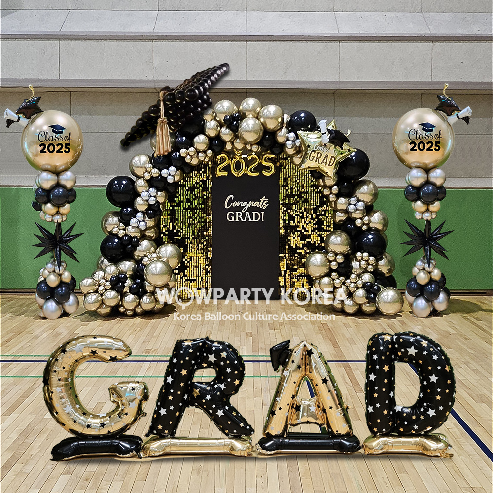 역곡고등학교 졸업식풍선장식