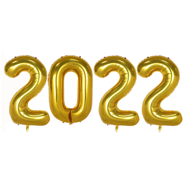 2022 은박풍선 세트(골드)(40cm)