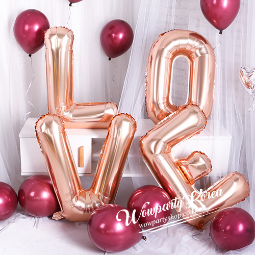 이니셜 러브(로즈골드)30인치