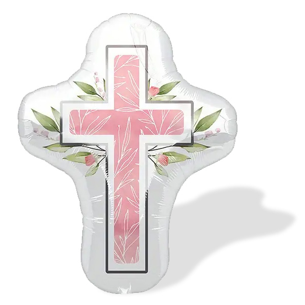 화이트 십자가(핑크)